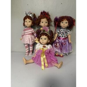 Lot Of Fancy Nancy Dolls With Accessories